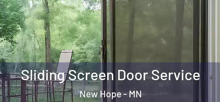 Sliding Screen Door Service New Hope - MN